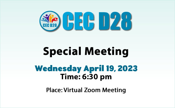 Special meeting