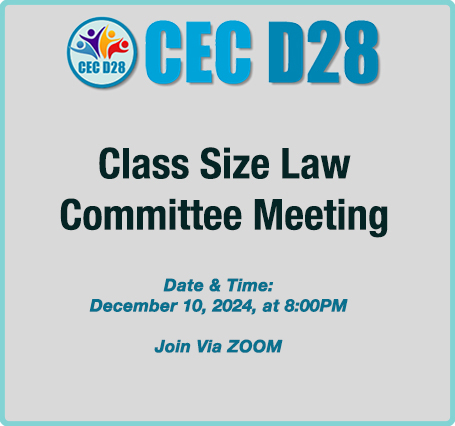 Class Size Law December